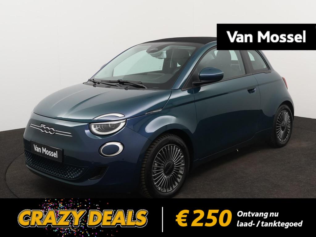 Fiat 500 C Icon 42 kWh | Navi | ECC | Cam | LED | PDC |, Auto's, Stof, Cabriolet, https://public.car-pass.be/vhr/2f002587-b8ce-49f4-a397-0de950821cce