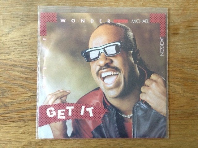 single stevie wonder and michael jackson, Cd's en Dvd's, Vinyl Singles, Pop, Beschermende buitenhoes, Fotohoes, Originele persing