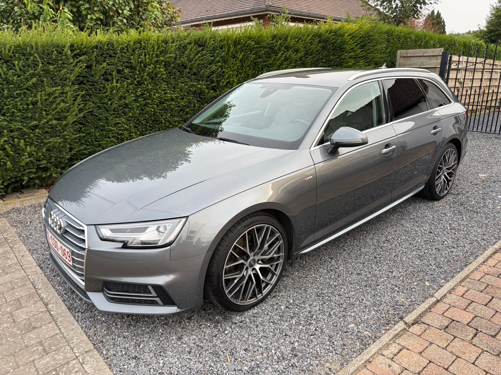 Audi A4 break Sline TDI, Auto's, A4, Leder, Break, Particulier