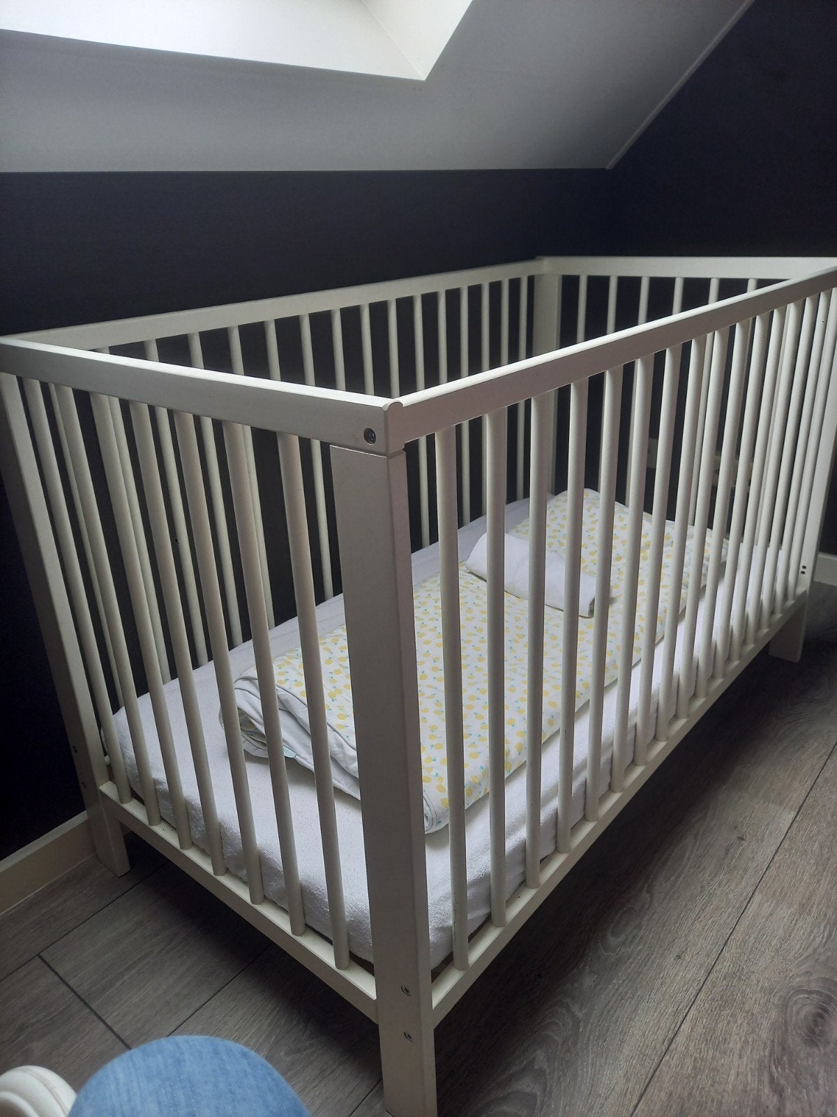 Wit kinderbedje, perfecte staat, Ophalen