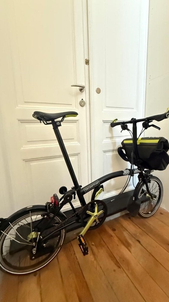 Brompton édition vespertine NYC + sac s6L 6 vitesses, Vélos & Vélomoteurs, Vitesses, Brompton, Comme neuf, Enlèvement