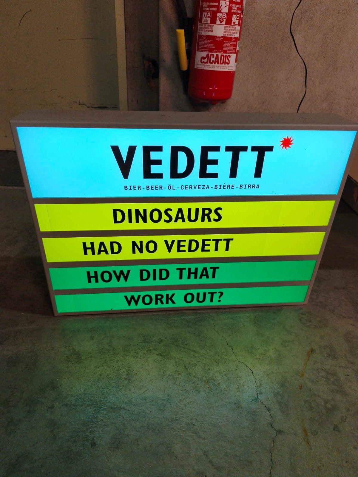 vedett lichtbak, Ophalen