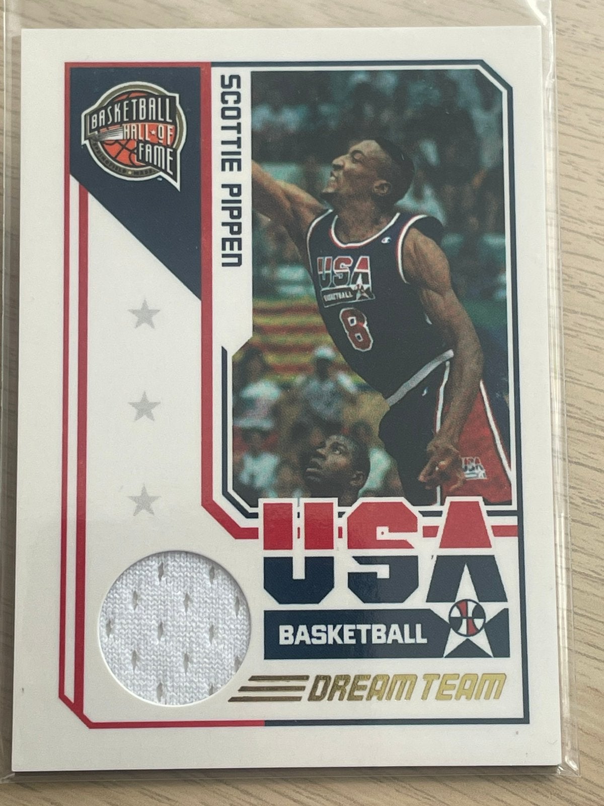 Scottie Pippen USA Dream Team patch /875, Ophalen of Verzenden, Zo goed als nieuw, Meerdere plaatjes