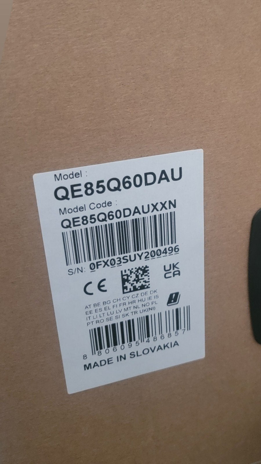 Samsung Q60D, TV, Hi-fi & Vidéo, Télévisions, Enlèvement ou Envoi, QLED, Samsung, Smart TV