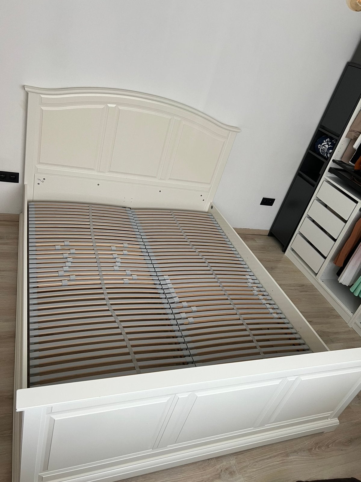 Bed 1m60, Huis en Inrichting, Slaapkamer | Bedden, Ophalen, Zo goed als nieuw, Verstelbaar