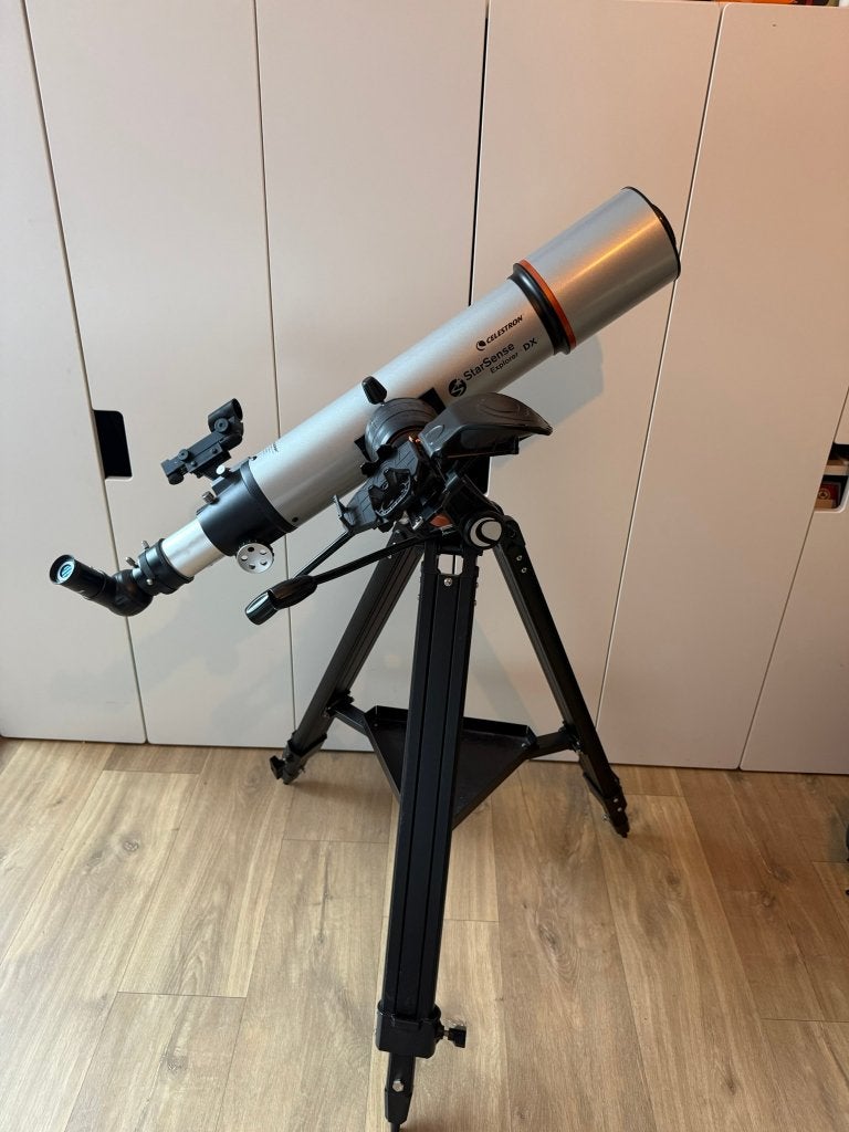 Lunette astronomique Celestron StarSense Explorer DX 102AZ, TV, Hi-fi & Vidéo, Utilisé, Enlèvement, 80 à 200 mm, Avec trépied