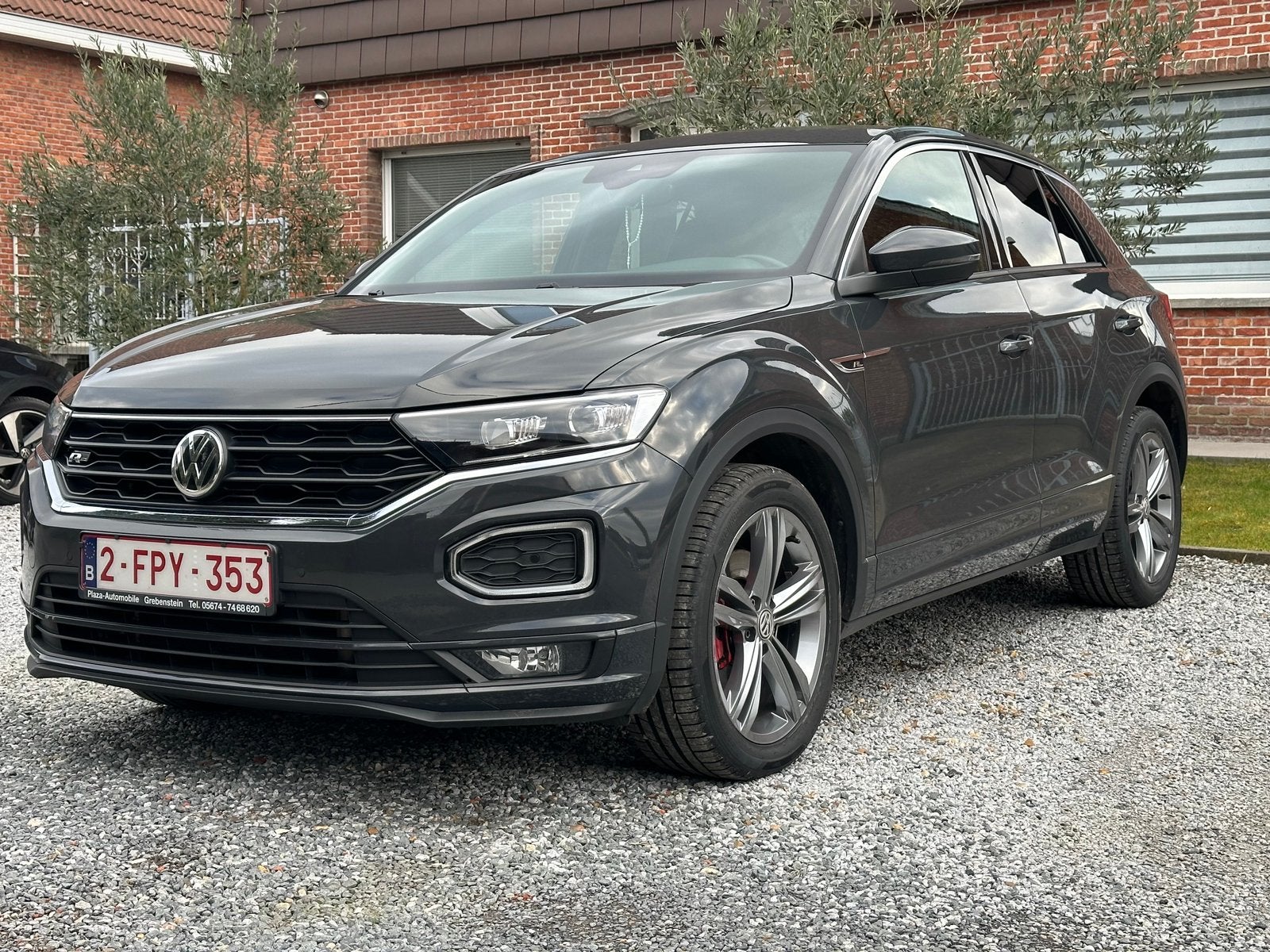Volkswagen T-roc R-line | 2.0 TSI | 4motion, Autos, Argent ou Gris, Achat, Euro 6, Noir
