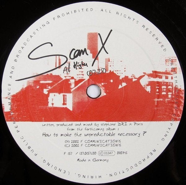 Scan X - Higher / The Soul, Cd's en Dvd's, Ophalen of Verzenden, Gebruikt, 12 inch, Techno