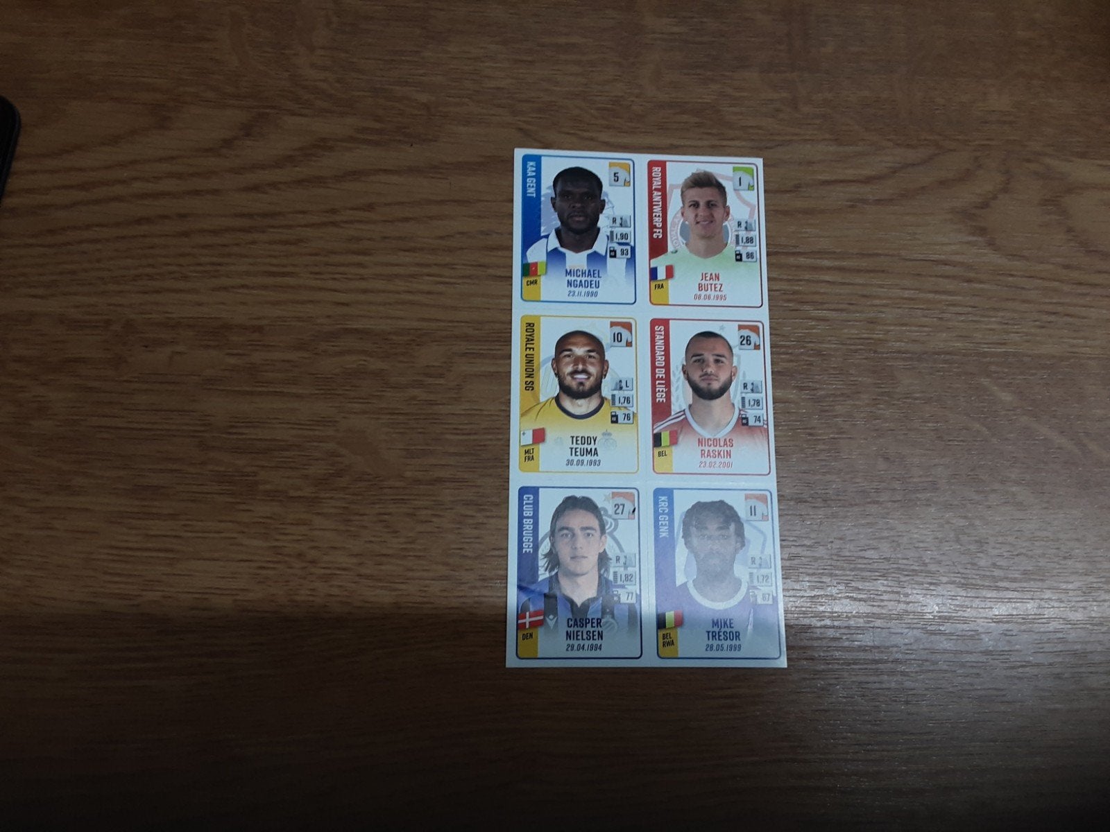 Panini pro-league 2022-2023 stikkervel van 6 stikkers, Ophalen of Verzenden