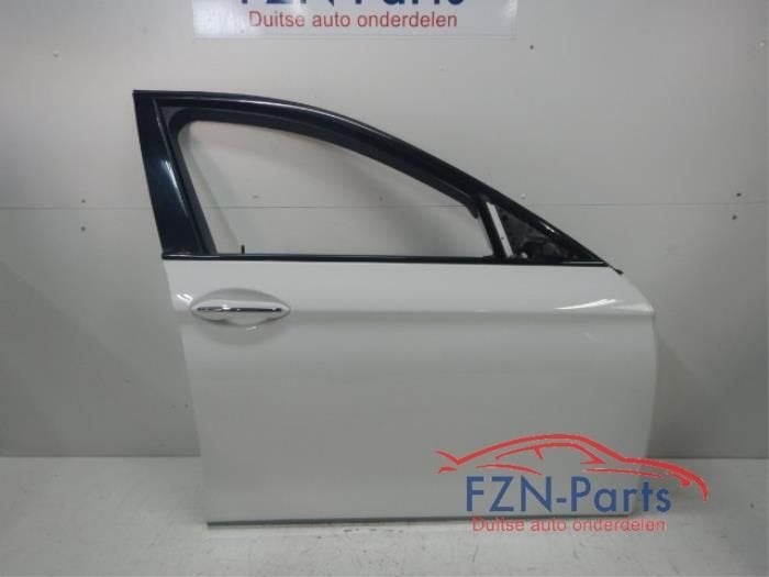 BMW 5-Serie F10 F11 Portier Rechts-Voor Wit, Enlèvement ou Envoi, Utilisé, Avant, Porte