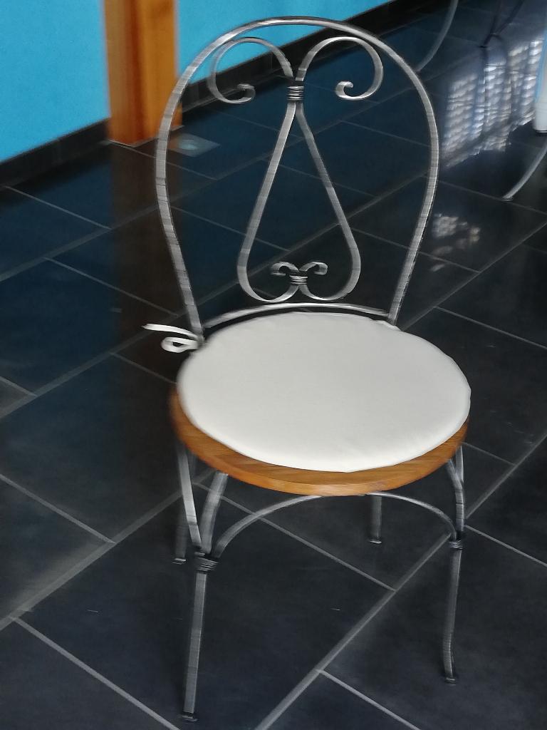 CHAISES, Gris, Enlèvement, Métal, Cinq, Six Chaises ou plus