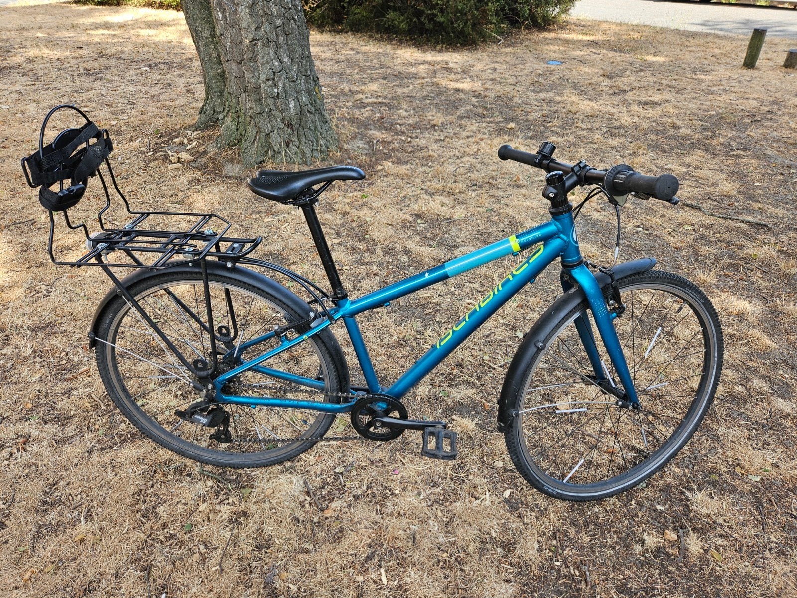 Fiets Islabikes Beinn 26 Groen 8 -> 11j, Fietsen en Brommers, Minder dan 10 versnellingen, Gebruikt, 26 inch, Velgrem