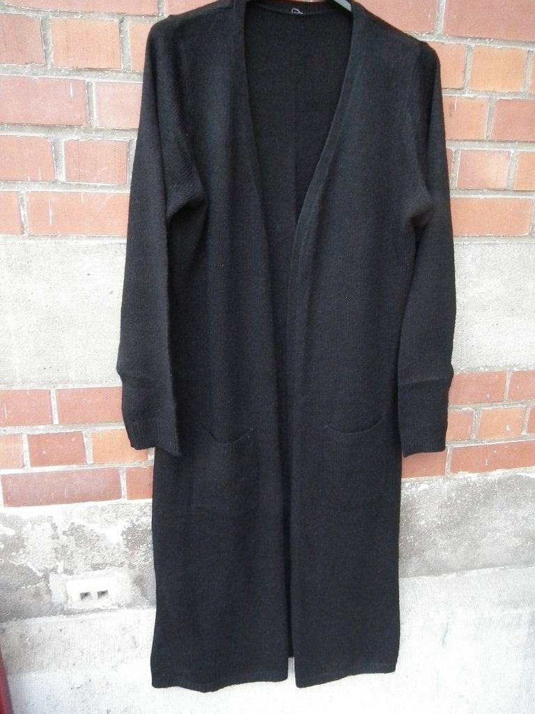 Long gilet noir pour femme (Zeeman), Taille 42/44 (L), Zeeman, Porté, Noir