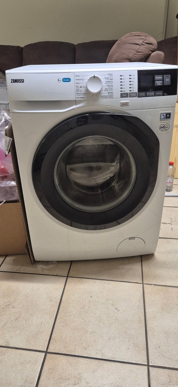 Wasmachine Zanussi 9kg, Elektronische apparatuur, Wasmachines, Ophalen