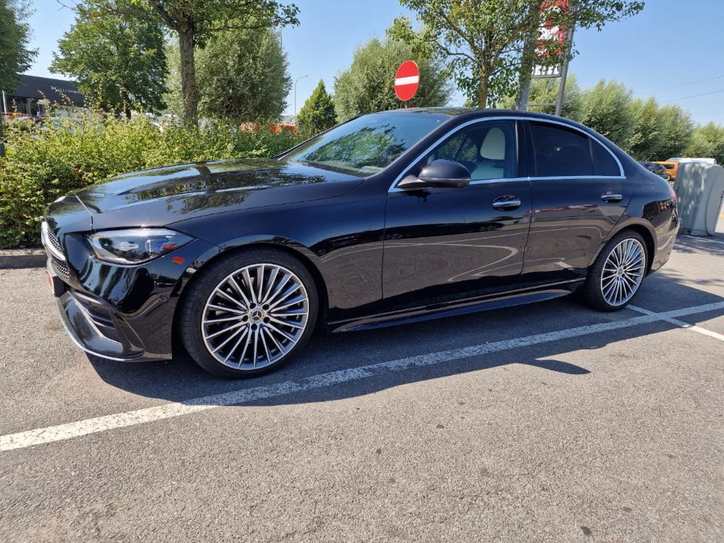 MERCEDES BENZ C300 4 MATIC, Auto's, Automaat, Adaptive Cruise Control, 4 cilinders, Zwart