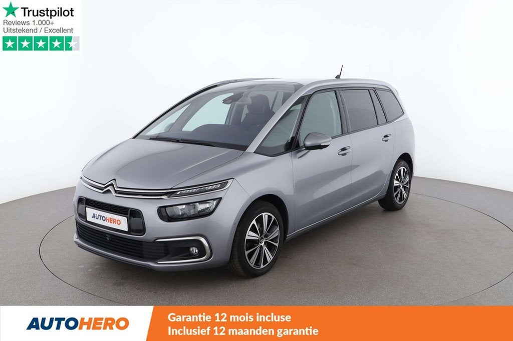 Citroën C4 Picasso 1.6 Blue-HDi Shine (automatique), Autos, Cuir, Argent ou Gris, Achat, 7 places
