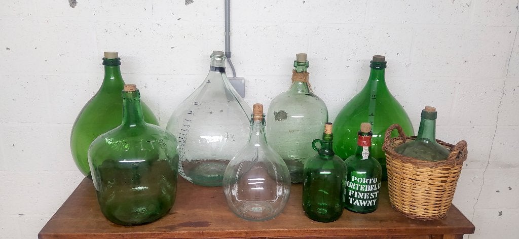 Set buikflessen oftewel Dame Jeannes, Antiek en Kunst, Ophalen