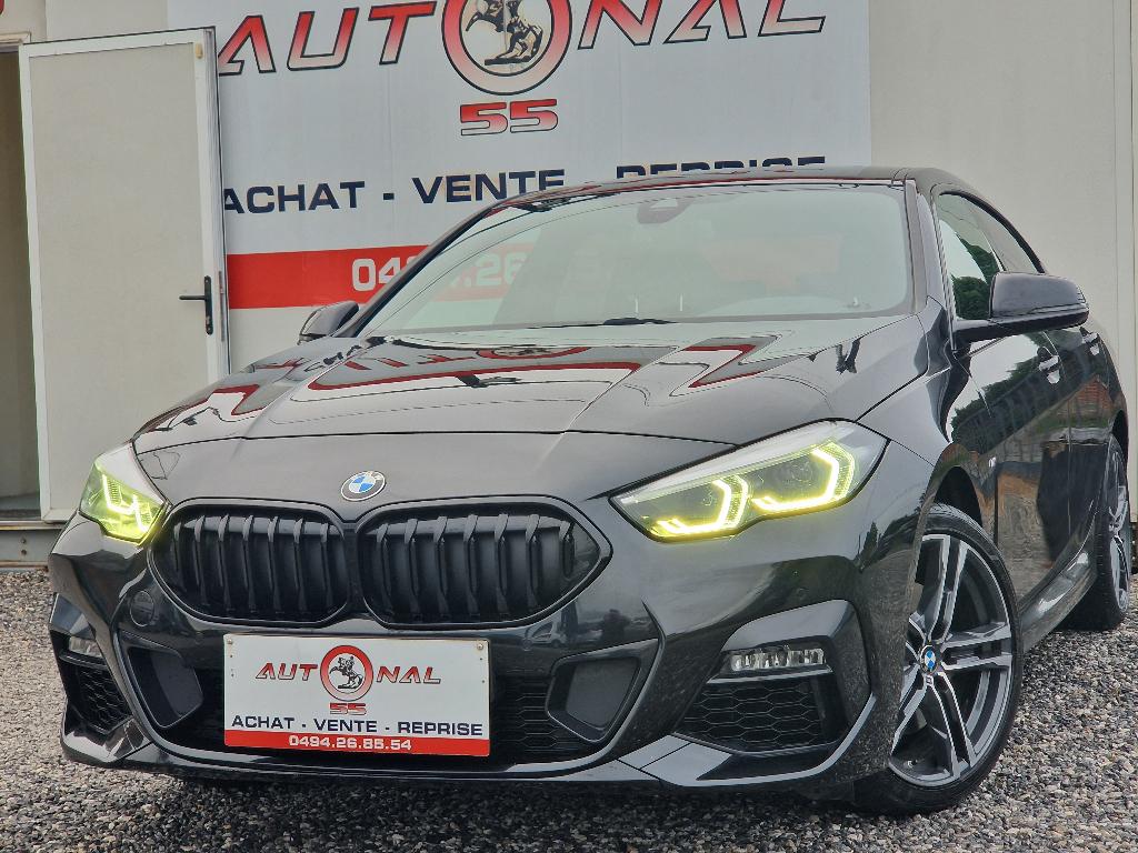 BMW 218 iAs Gran Coupé PACK M SPORT*XENON*CARPLAY*GPS, Automaat, 4 deurs, Zwart, Leder