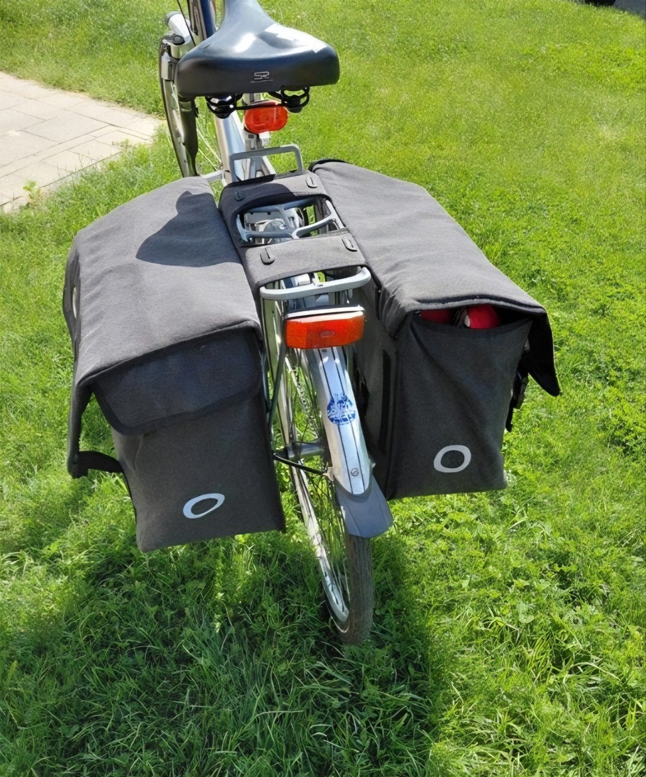 dubbele fietstas in perfecte staat, Fietsen en Brommers, Ophalen