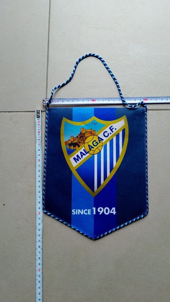 vaandel wimpel fanion Malaga CF, Ophalen of Verzenden