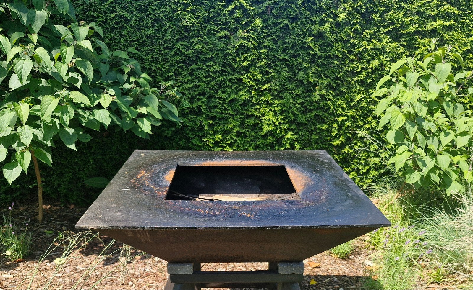 Plancha bbq, Ophalen