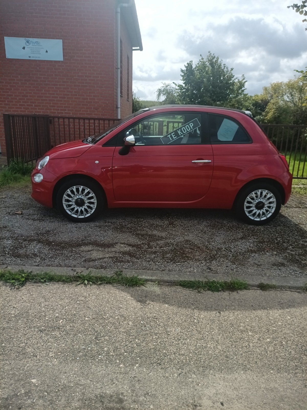 fiat 500 hybrid 1000 cc, Auto's, Euro 6, Cabriolet, Handgeschakeld, Te koop