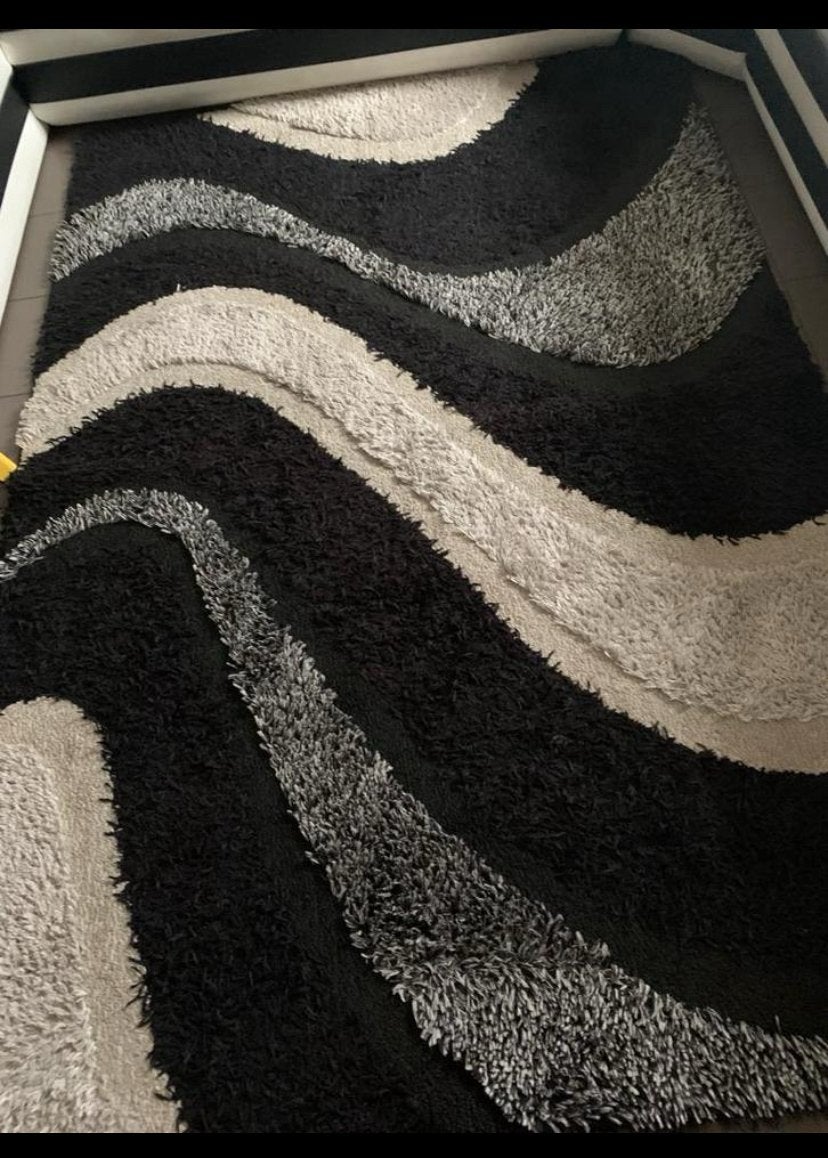 Tapis moderne a vendre, Maison & Meubles, Enlèvement, Utilisé