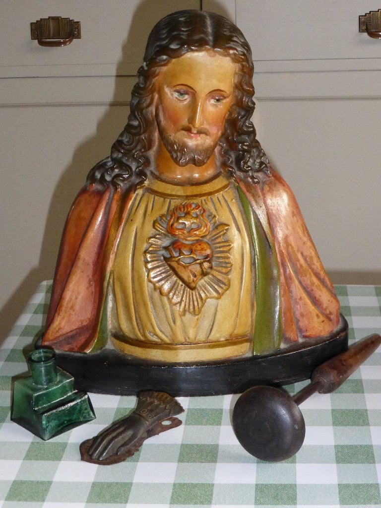 Statue de Jésus en tilleul, Antiquités & Art, Enlèvement