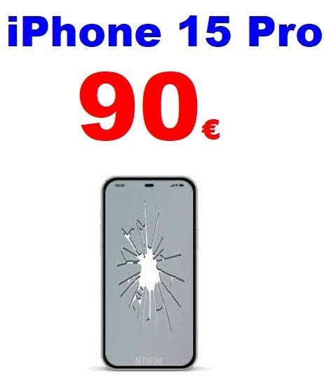 Remplacement /Réparation écran iPhone 15 Pro Garantie 6 mois, Enlèvement, Apple