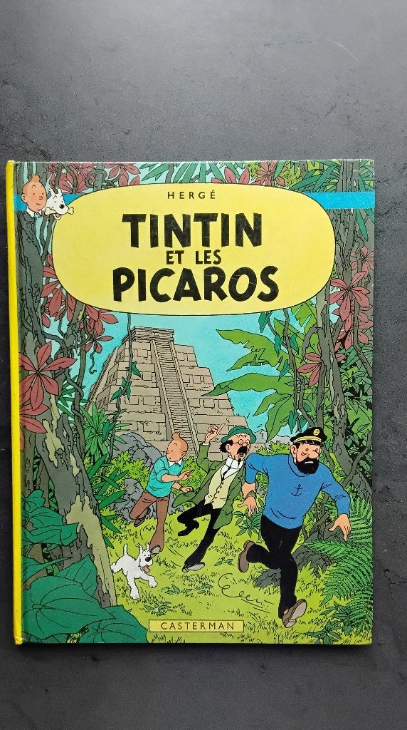 Tintin et le Picaros uit 1976, Eén stripboek, Ophalen of Verzenden, Zo goed als nieuw, Herge