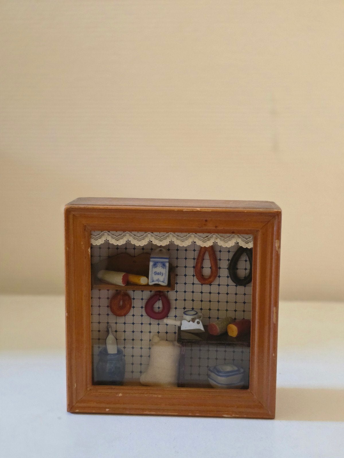 Petite boucherie cadrée, Antiquités & Art, Antiquités | Accessoires de maison, Enlèvement ou Envoi