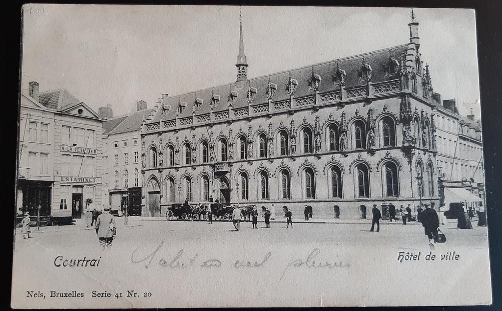 HÔTEL DE VILLE DE COURTRAI COURTRAI HÔTEL DE VILLE, Envoi