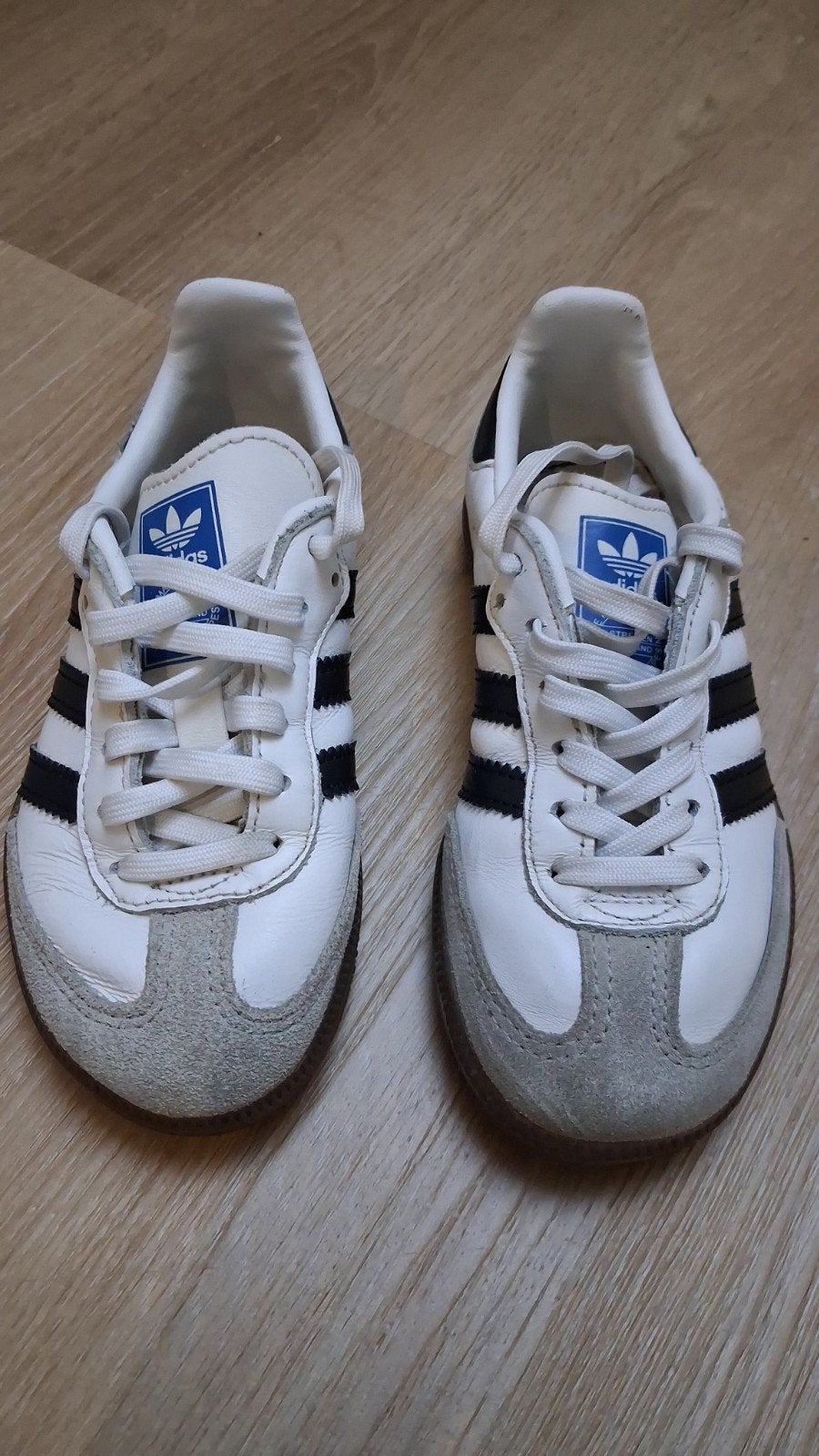 Adidas Samba Wit/Zwart – Maat 28 – Gebruikte staat, Adidas, Jongen of Meisje, Schoenen, Ophalen of Verzenden