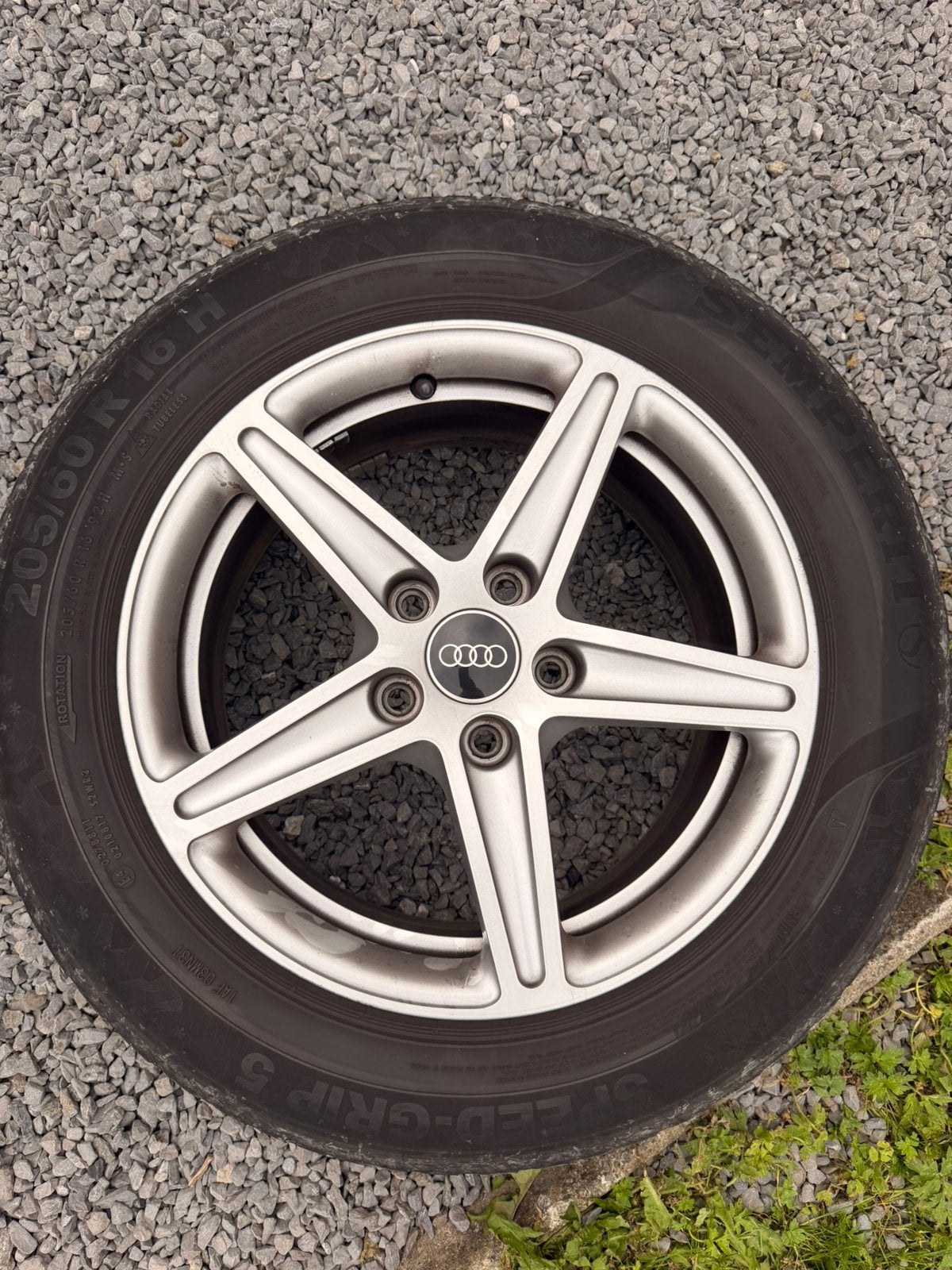 Jante/velgen audi, Autos : Pièces & Accessoires, Pneus & Jantes, Pneus et Jantes, 4 Saisons, 16 pouces, 205 mm, Utilisé, Enlèvement