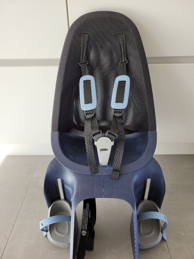 Fietsstoel Qibbel Air, Fietsen en Brommers, Ophalen, Achterzitje, 9 t/m 18 kg, Zo goed als nieuw