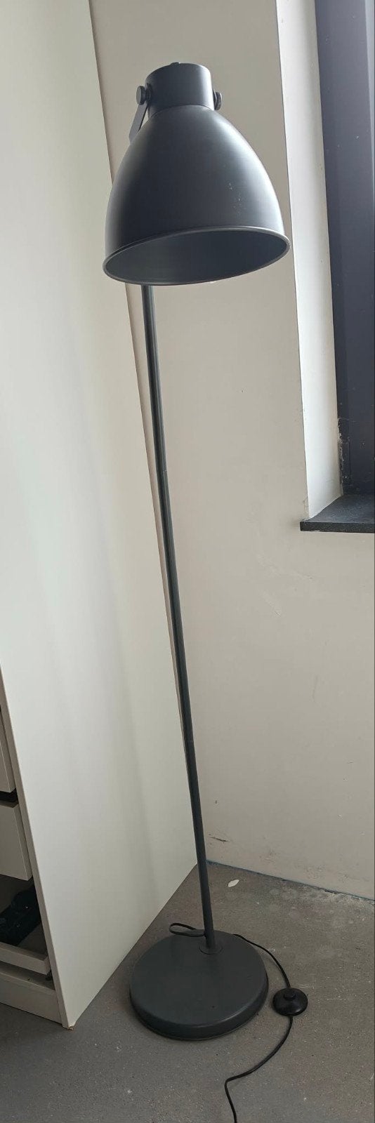 IKEA HEKTAR – set van 2, zwart industrieel design, Maison & Meubles, Lampes | Suspensions, Industriële lamp, Comme neuf, Enlèvement