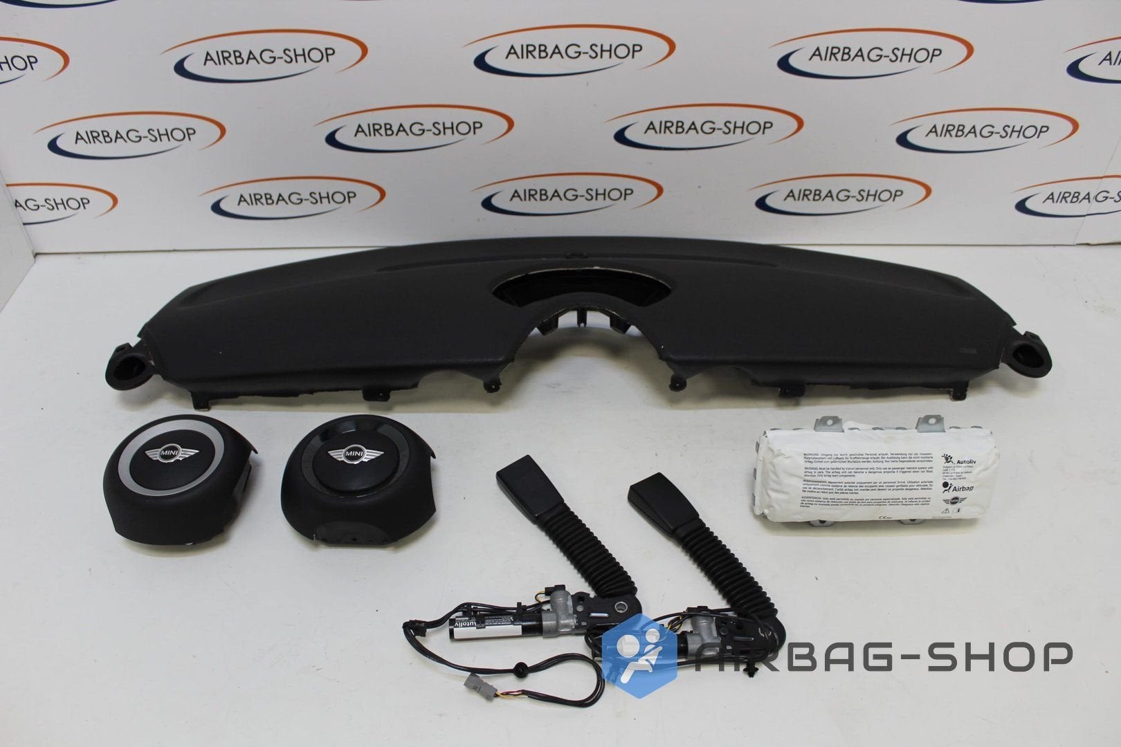 Mini cooper R55 R56 R57 Airbagset 3 spaaks sportstuur airbag, -, -, -, Enlèvement ou Envoi