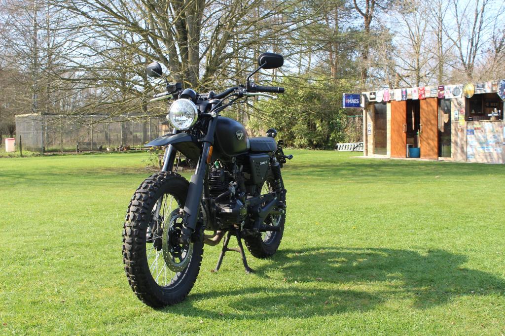 Brommer Hanway-Scrambler 50cc | Klasse B, Fietsen en Brommers, Zo goed als nieuw, Ophalen, Overige merken, 4 versnellingen