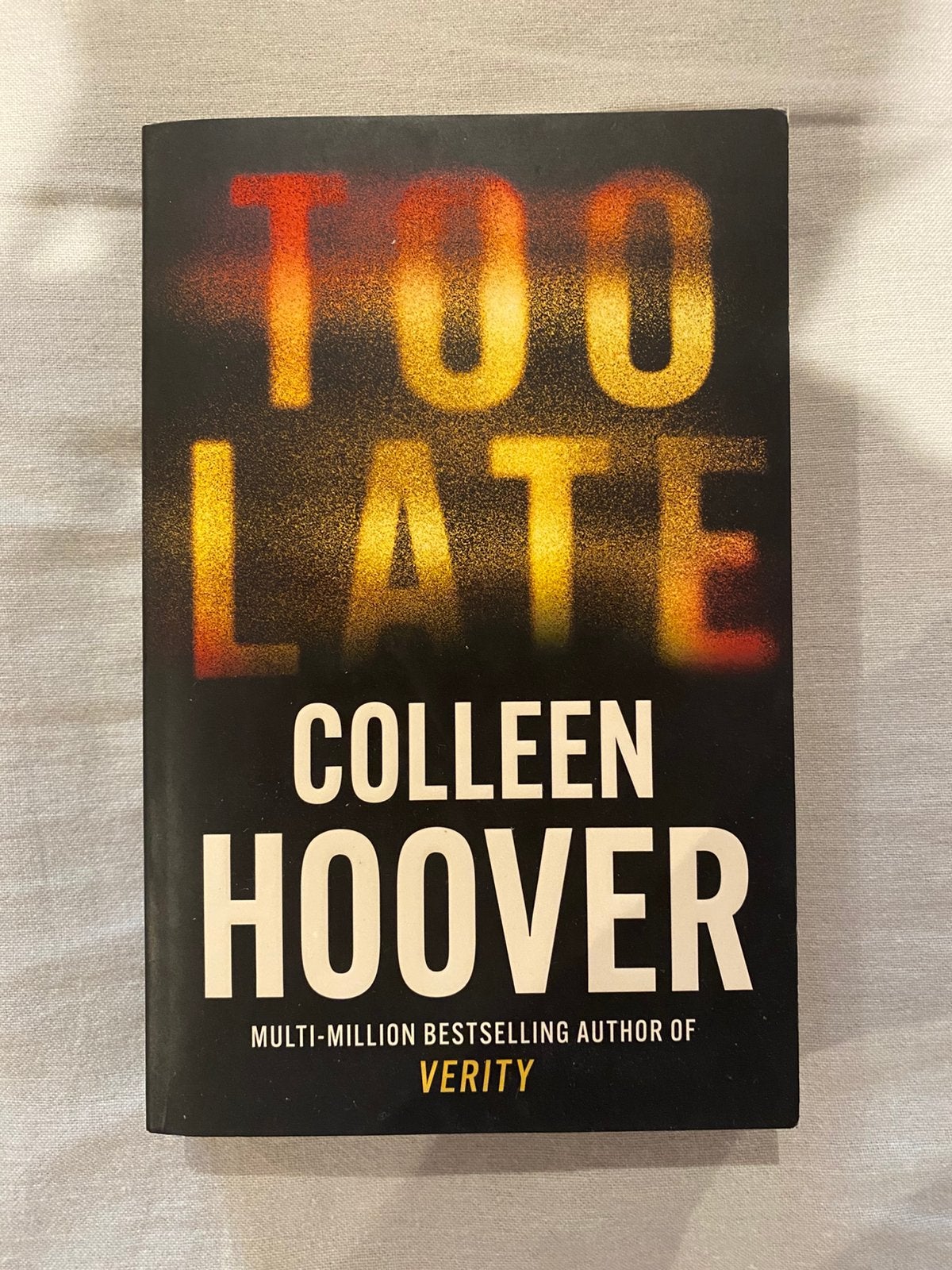 Too late, Ophalen, Nieuw, België