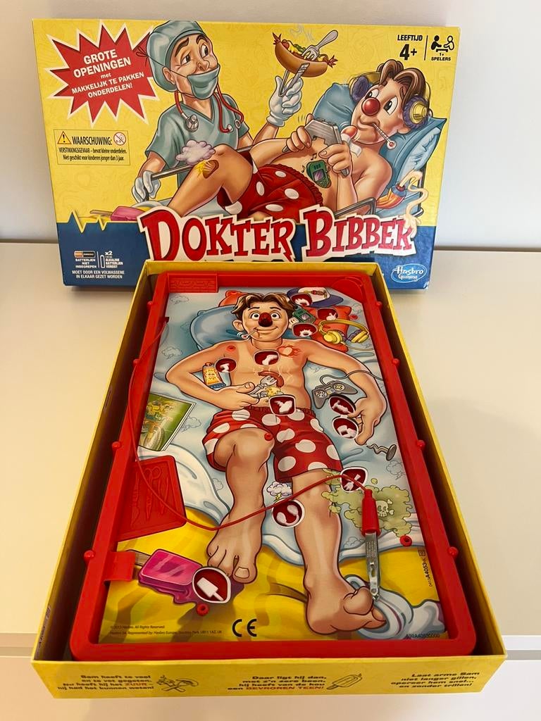 Dokter bibber spelletje 4+ PERFECTE STAAT, 1 ou 2 joueurs, Enlèvement ou Envoi, Comme neuf