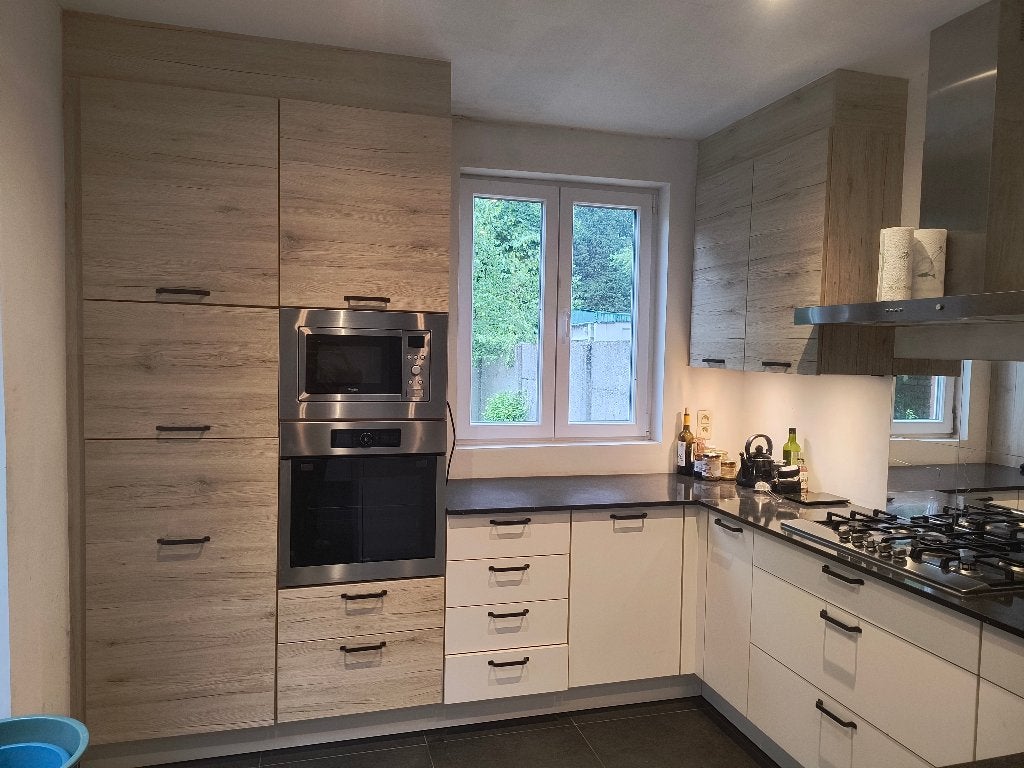 gratis keuken incl. toestellen, Huis en Inrichting, Ophalen, Gebruikt, U-keuken, Wit