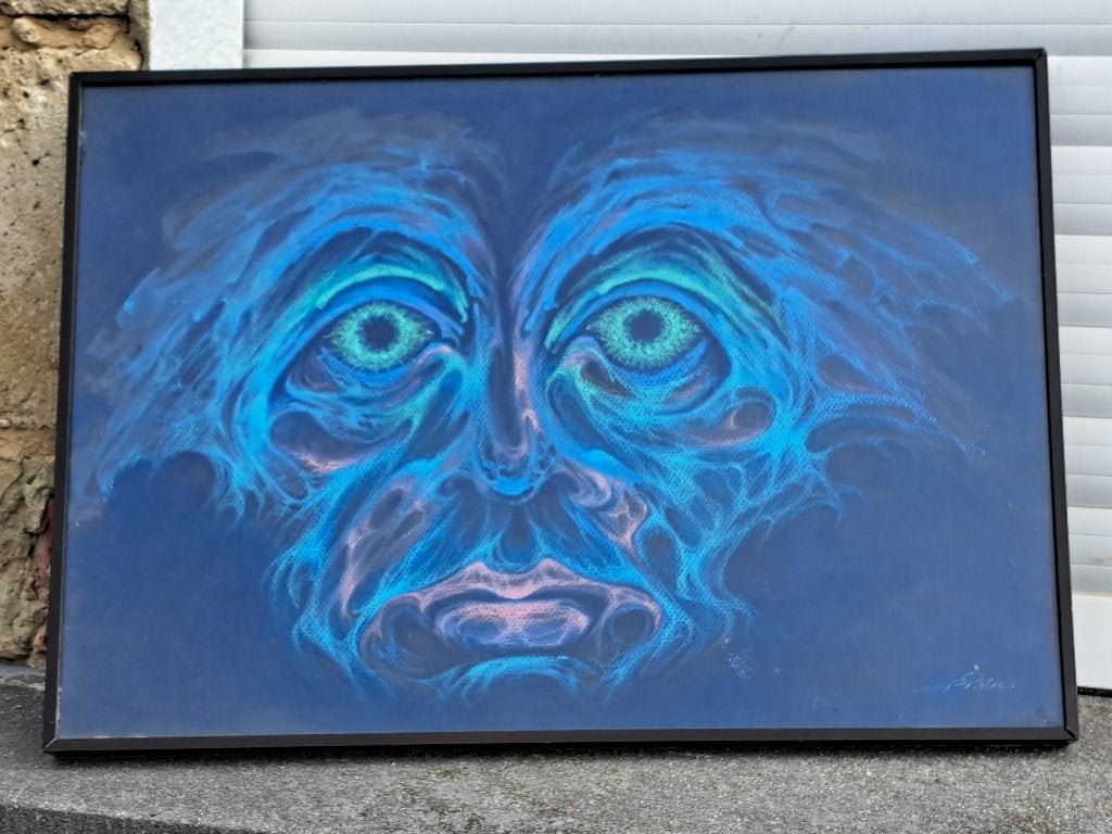 dessin signe georges polus, Antiek en Kunst, Kunst | Tekeningen en Fotografie, Ophalen of Verzenden, Tekening