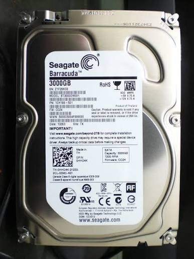 Disque dur Seagate Barracuda 3To SATA, Computers en Software, Harde schijven, Ophalen, Intern, Gebruikt, Seagate