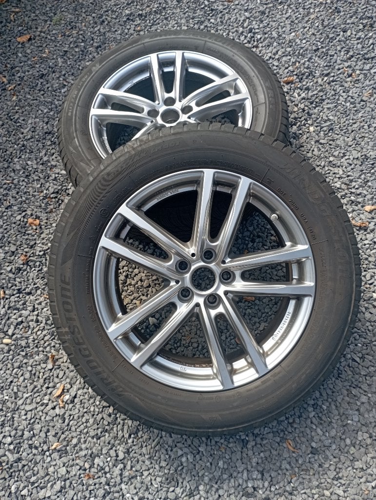 Jantes + Pneus BMW X3, Autos : Pièces & Accessoires, Pneus hiver, Véhicule de tourisme, Enlèvement, Utilisé