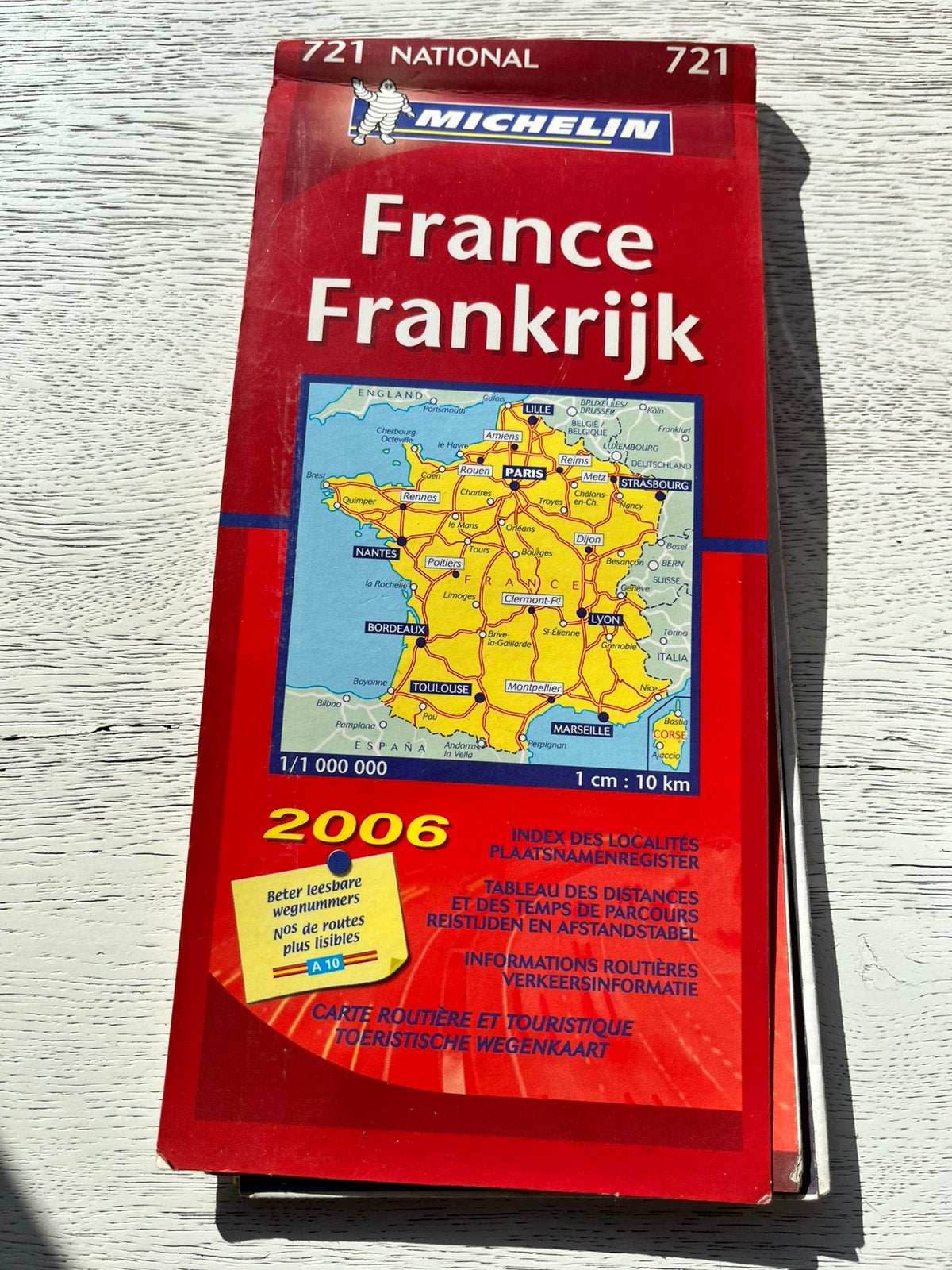 France carte routière et touristique, Gelezen, Ophalen of Verzenden, Landkaart, 2000 tot heden
