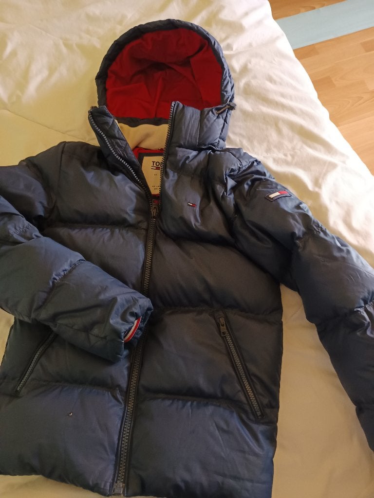 Doudoune Tommy Hilfiger XS ou 16 ans, Tommy hilfiger, Porté, Bleu, Enlèvement