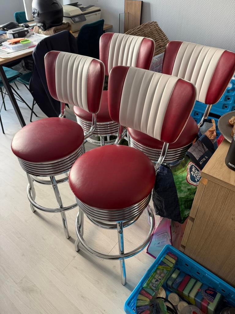 Bel air barkrukken 4 stuks, Huis en Inrichting, Ophalen, Zo goed als nieuw