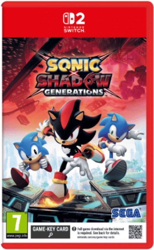 sonic shadow generations jeu nintendo switch 2, Ophalen of Verzenden, Zo goed als nieuw