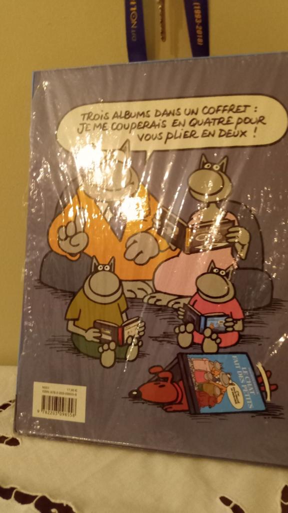 Le chat de Philippe geluck coffret de 3.livres emballé, Enlèvement ou Envoi