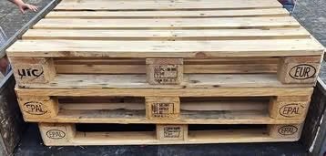 Europaletten te koop, Bricolage & Construction, Enlèvement, Utilisé